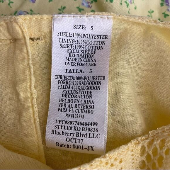 Blueberi Boulevard Short Sleeve Yellow Dress - Picture 6 of 7